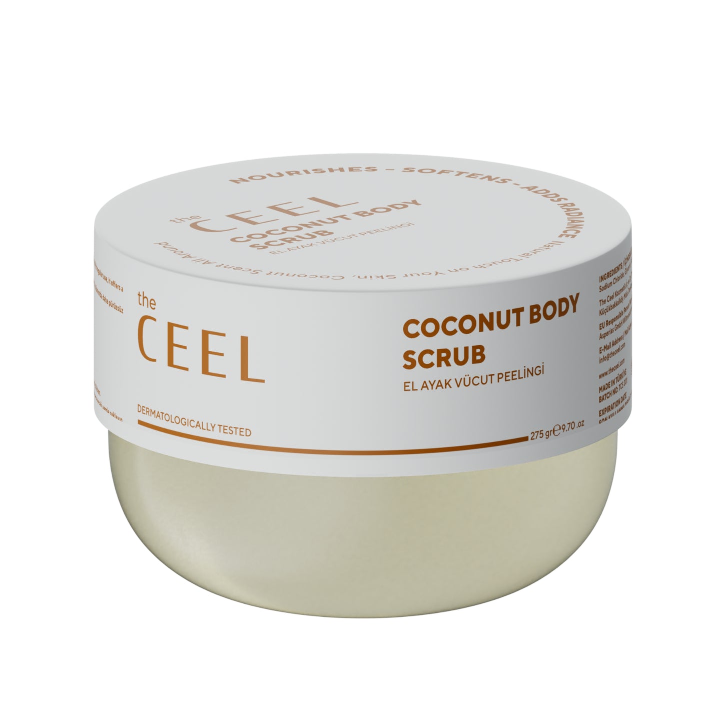 ЕКСФОЛИРАЩ СКРАБ с Морска/каменна сол, Кокосово масло и Глицерин - 275gr.