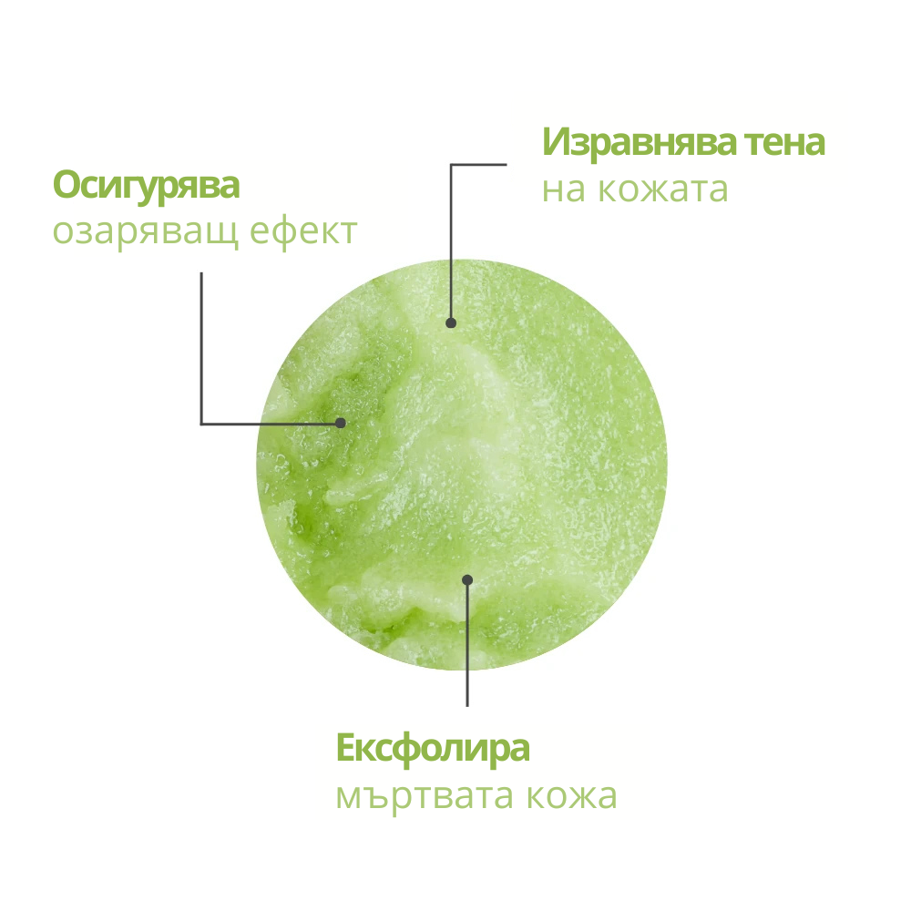 ОЗАРЯВАЩ ПИЛИНГ ГЕЛ с Коензим Q10, Белуга хайвер, Алое Вера и екстракт от Краставица - 100ml