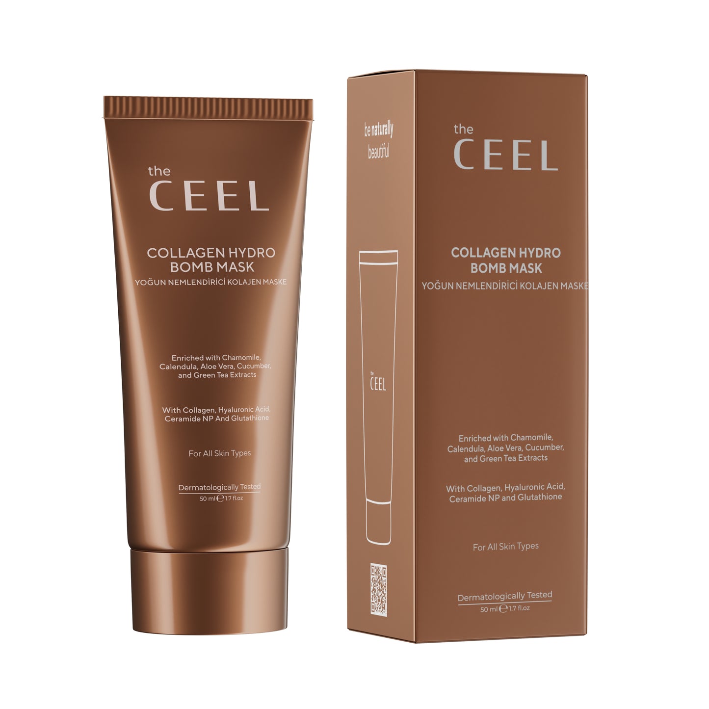 ХИДРАТИРАЩА PEEL-OFF МАСКА с Колаген, Глутатион и Серамиди - 50ml