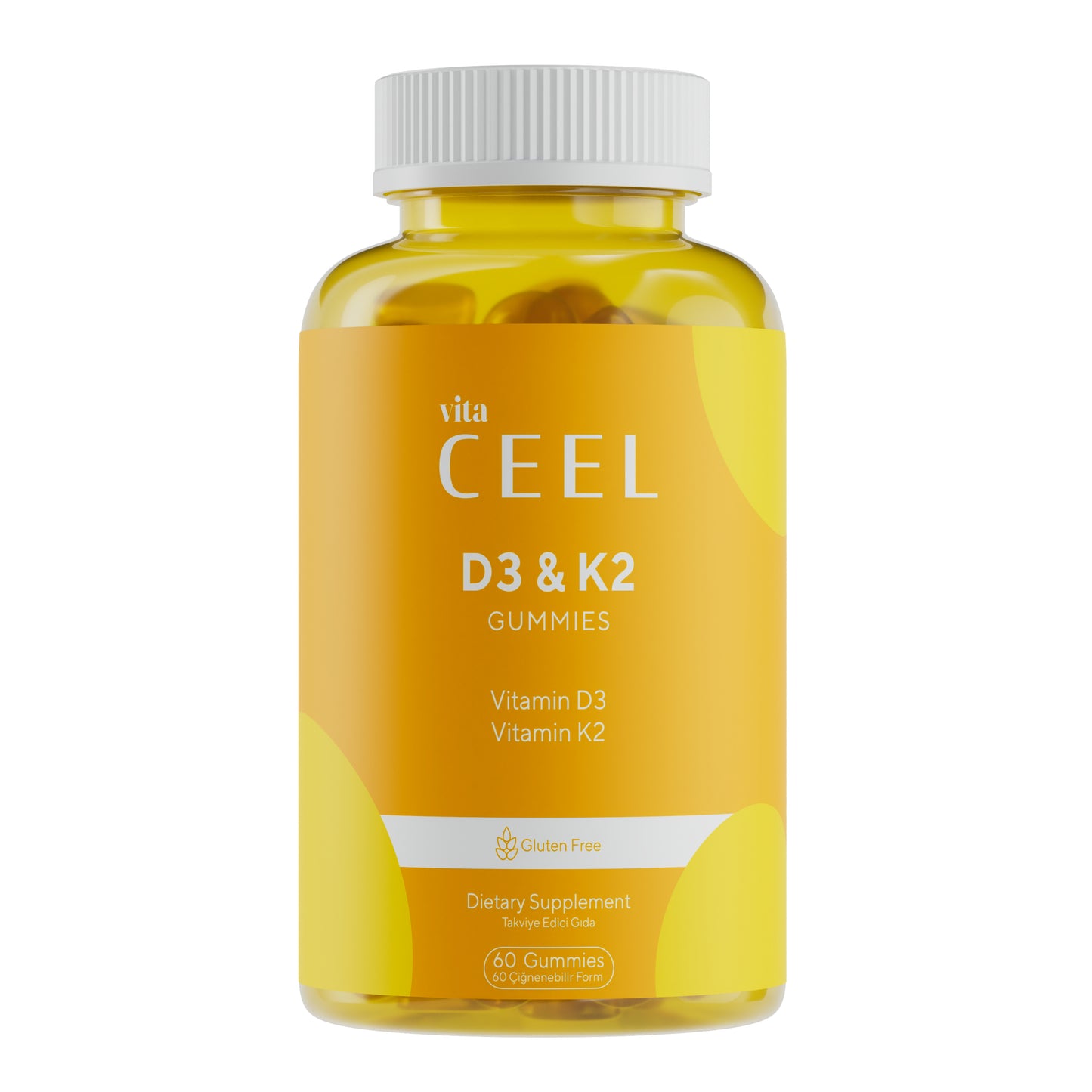 ВЕГАН ЖЕЛИРАНИ ВИТАМИНИ D3+K2 За здрави кости, силен имунитет и жизнен баланс