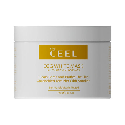 СТЯГАЩА И МАТИРАЩА МАСКА с Яйчен Белтък, Ниацинамид, Глина, Бентонит и екстракт от Алое Вера - 100gr.