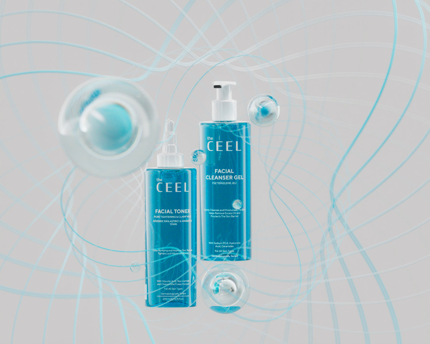 ПОЧИСТВАЩ ГЕЛ ЗА ЛИЦЕ с Пробиотици, Хиалуронова киселина и Серамиди - 200ml