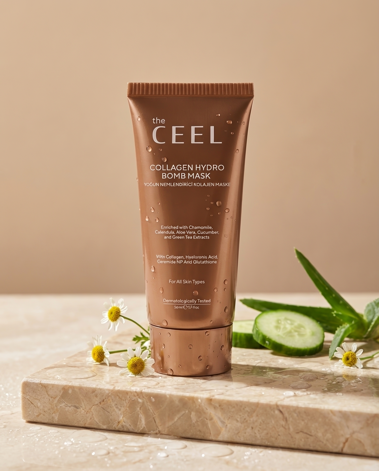 ХИДРАТИРАЩА PEEL-OFF МАСКА с Колаген, Глутатион и Серамиди - 50ml