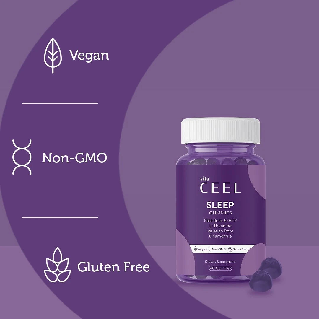 ВЕГАН ЖЕЛИРАНИ ВИТАМИНИ ЗА СПОКОЕН СЪН с Пасифлора, Валериана, Лайка и Витамин В6 / GUMMIES