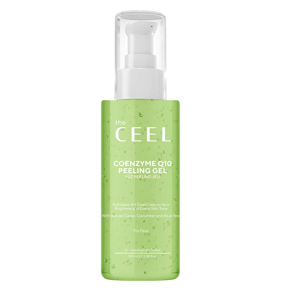 ОЗАРЯВАЩ ПИЛИНГ ГЕЛ с Коензим Q10, Белуга хайвер, Алое Вера и екстракт от Краставица - 100ml